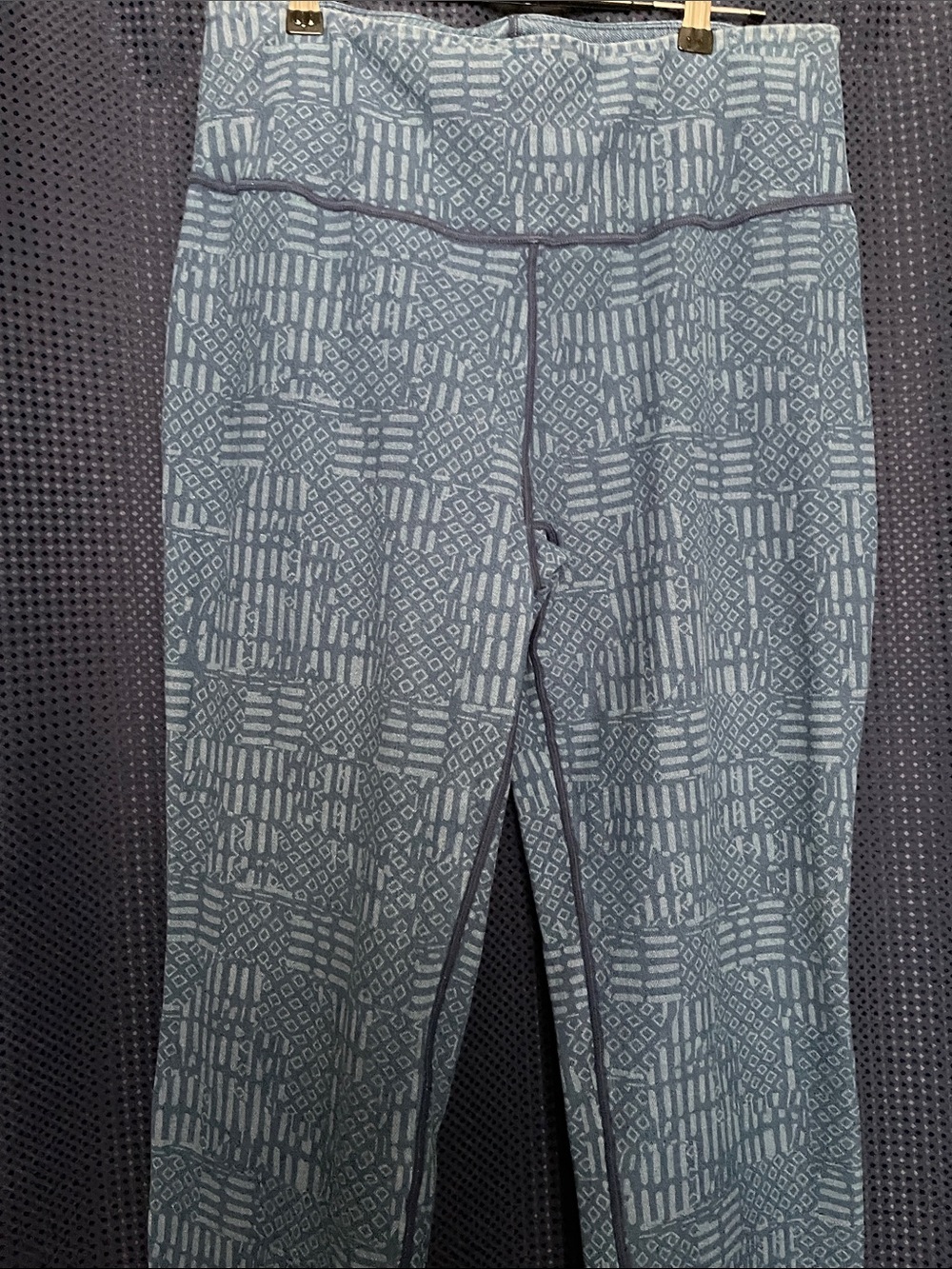 Source Unknown blue denim Patterned Straight-Leg Pants - Picture 7 of 8